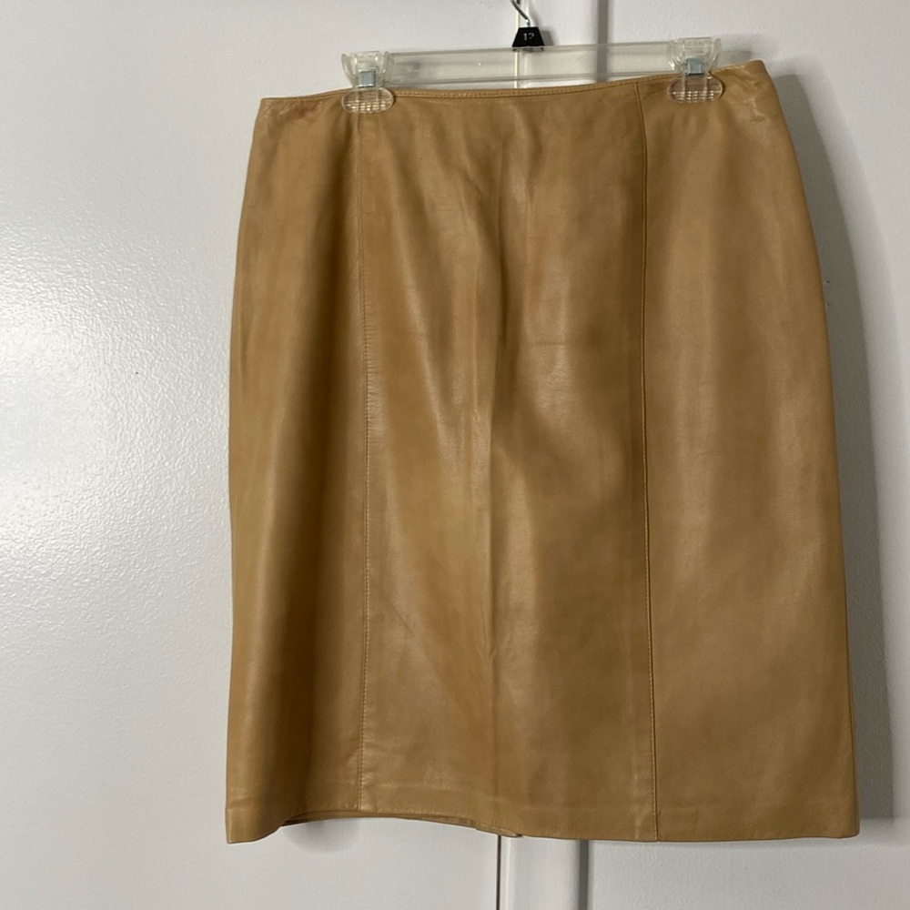 Danier leather skirt, size 12